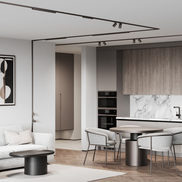 Изображение товара Трековый светильник Elektrostandard Titan Line 85529/01 20W 3000K (титан)