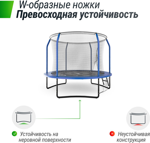 Изображение товара Батут UNIX Line Supreme Game 8ft / trusug8bl (синий)