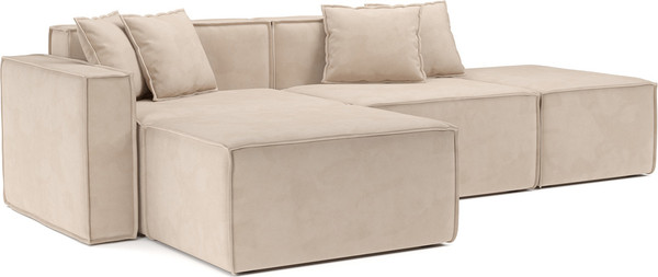 Изображение товара Диван угловой Mebel-Ars Модульный Модион (Vivaldi бежевый)