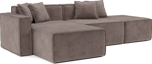 Изображение товара Диван угловой Mebel-Ars Модульный Модион (Vivaldi капучино)