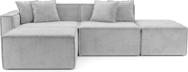 Изображение товара Диван угловой Mebel-Ars Модульный Модион (Vivaldi светло-серый)