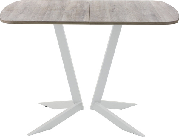 Изображение товара Обеденный стол AMC Elite Е19(1200) D2 (серебро/дуб уайт-ривер песочно-бежевый)