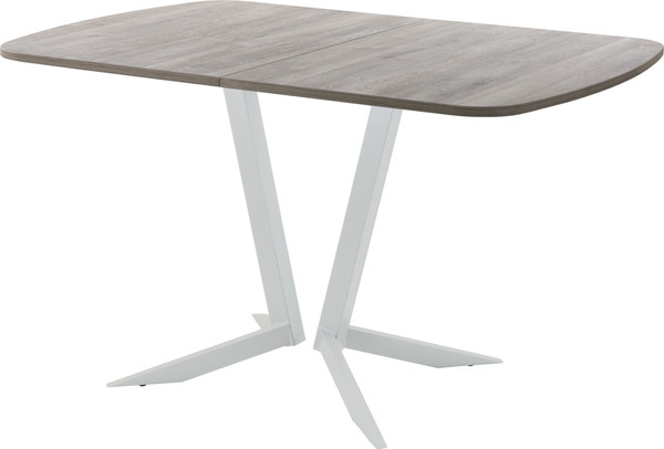 Изображение товара Обеденный стол AMC Elite Е19(1200) D2 (серебро/дуб уайт-ривер песочно-бежевый)