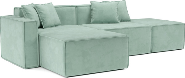 Изображение товара Диван угловой Mebel-Ars Модульный Модион (Vivaldi мятный)