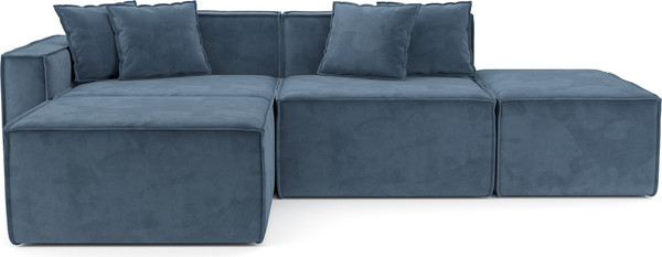 Изображение товара Диван угловой Mebel-Ars Модульный Модион (Vivaldi синий)