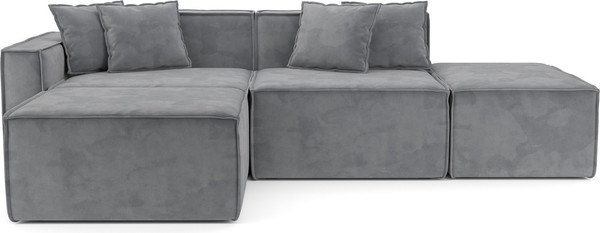 Изображение товара Диван угловой Mebel-Ars Модульный Модион (Vivaldi темно-серый)