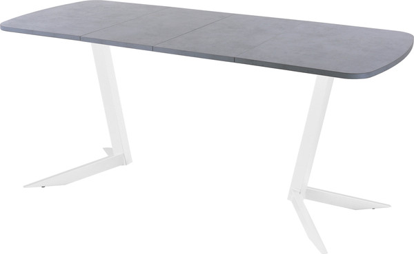 Изображение товара Обеденный стол AMC Elite Е19(1200) D2 (белый/бетон чикаго светло-серый)