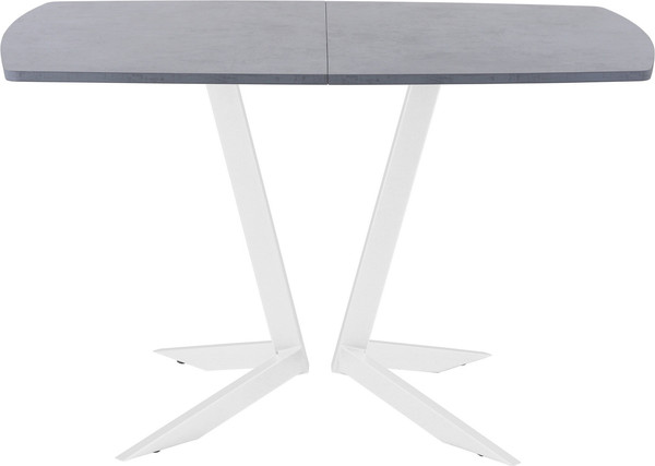 Изображение товара Обеденный стол AMC Elite Е19(1200) D2 (белый/бетон чикаго светло-серый)