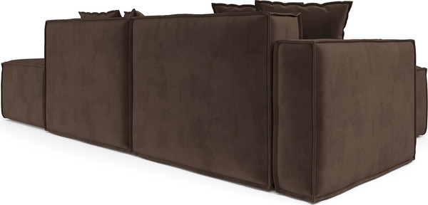 Изображение товара Диван угловой Mebel-Ars Модульный Модион (велюр молочный шоколад НВ-178/13)