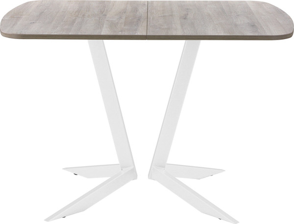 Изображение товара Обеденный стол AMC Elite Е19(1200) D2 (белый/дуб уайт-ривер песочно-бежевый)