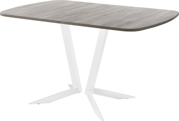 Изображение товара Обеденный стол AMC Elite Е19(1200) D2 (белый/дуб уайт-ривер песочно-бежевый)