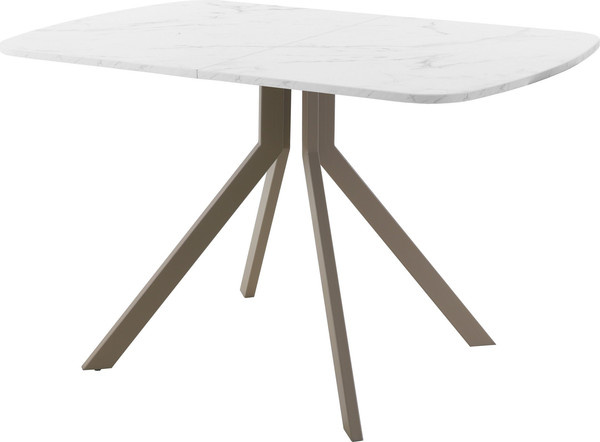 Изображение товара Обеденный стол AMC Elite Е18(1100) D2 (капучино/мрамор кристалл)