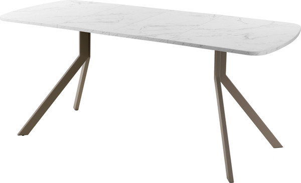Изображение товара Обеденный стол AMC Elite Е18(1100) D2 (капучино/мрамор кристалл)