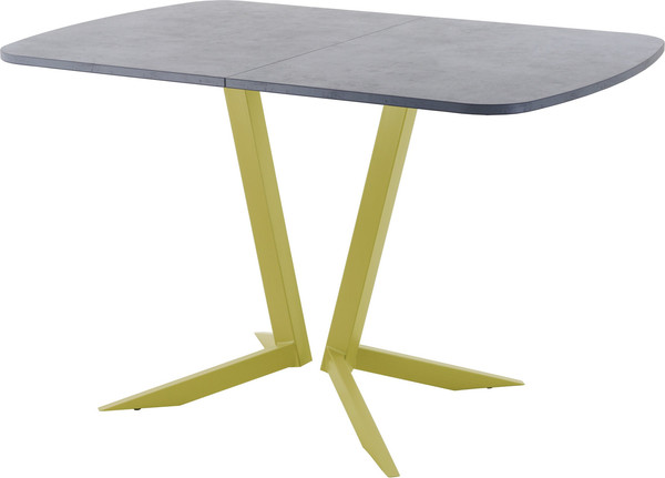 Изображение товара Обеденный стол AMC Elite Е19(1200) D2 (золото/бетон чикаго светло-серый)