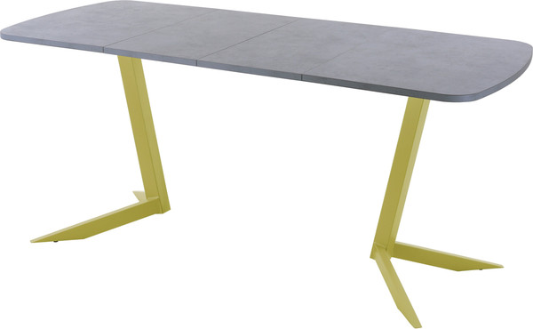 Изображение товара Обеденный стол AMC Elite Е19(1200) D2 (золото/бетон чикаго светло-серый)