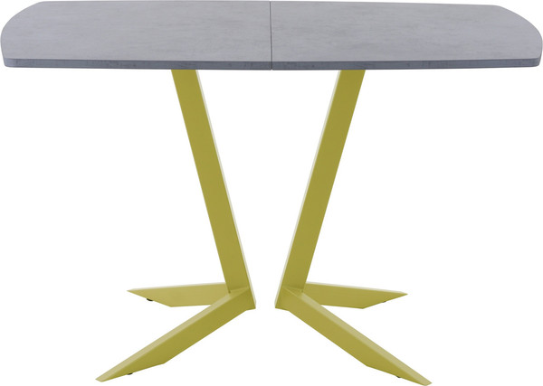 Изображение товара Обеденный стол AMC Elite Е19(1200) D2 (золото/бетон чикаго светло-серый)