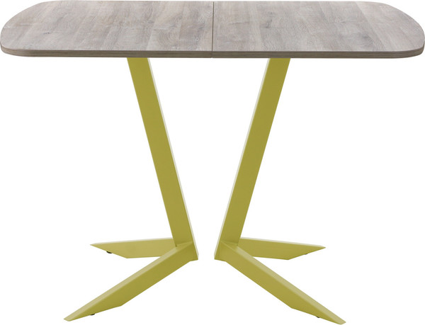 Изображение товара Обеденный стол AMC Elite Е19(1200) D2 (золото/дуб уайт-ривер песочно-бежевый)