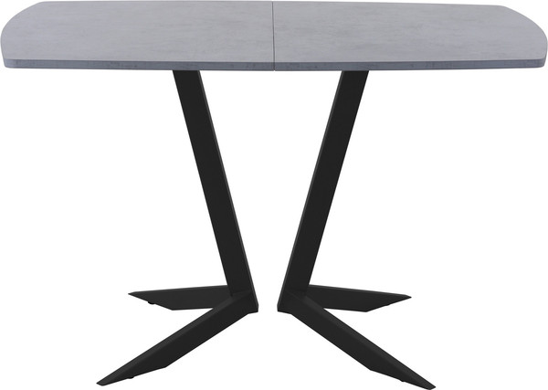 Изображение товара Обеденный стол AMC Elite Е19(1100) D2 (черный/бетон чикаго светло-серый)