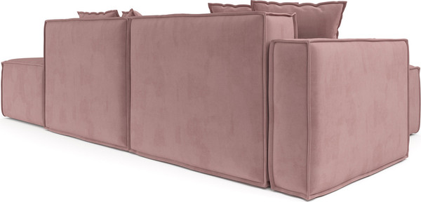 Изображение товара Диван угловой Mebel-Ars Модульный Модион (велюр пудра НВ-178/18)