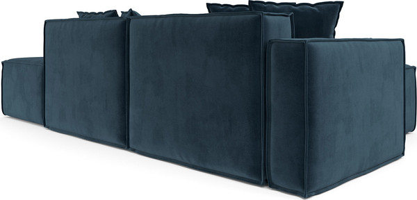 Изображение товара Диван угловой Mebel-Ars Модульный Модион (темно-синий Luna 034)