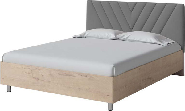 Изображение товара Двуспальная кровать Proson Ora 160x200 (бунратти/Manhattan стальной)