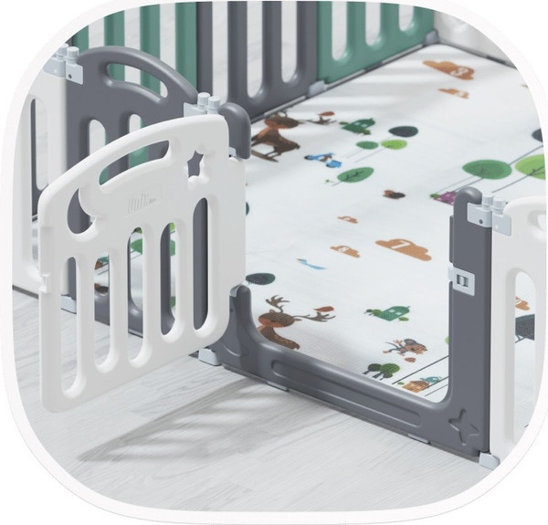 Изображение товара Игровой манеж UNIX Kids Simple 188x188 Color / ppsi16ggw