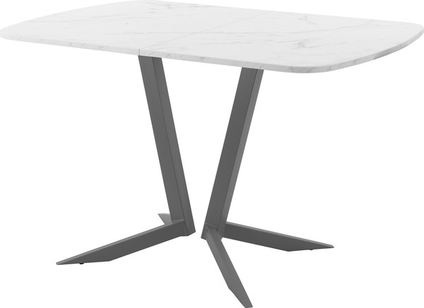 Изображение товара Обеденный стол AMC Elite Е19(1100) D2 (графит/мрамор кристалл)