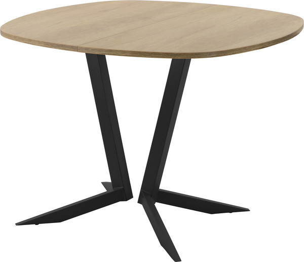 Изображение товара Обеденный стол AMC Elite Е19(900) D7 (черный/дуб небраска натур)