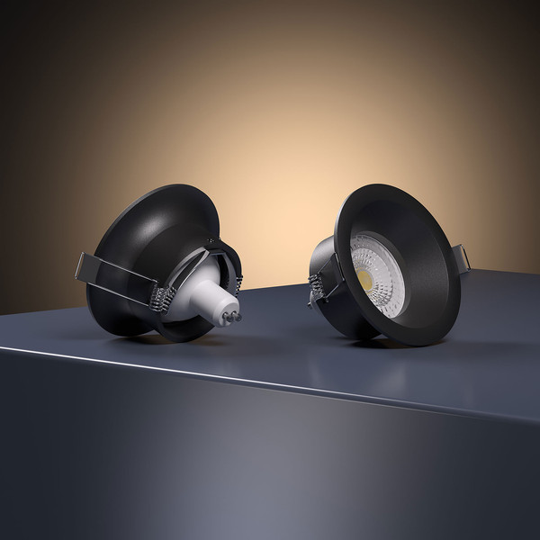 Изображение товара Точечный светильник Elektrostandard 25058/01 GU10 (черный)