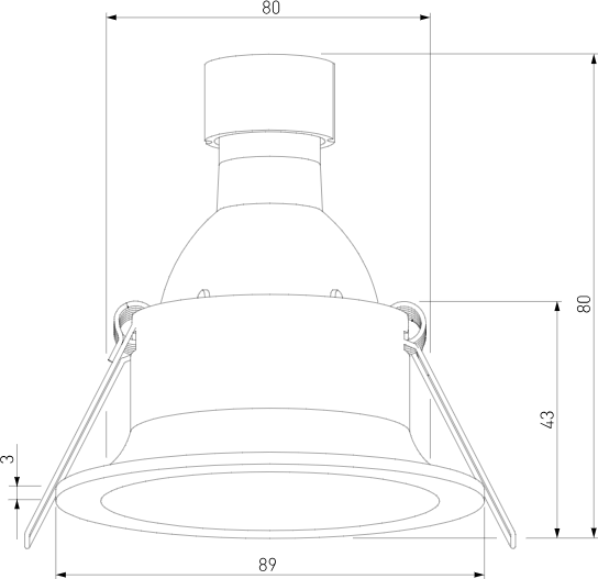 Изображение товара Точечный светильник Elektrostandard 25058/01 GU10 (белый)