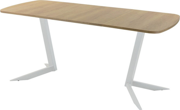 Изображение товара Обеденный стол AMC Elite Е19(1100) D2 (серебро/дуб небраска натур)