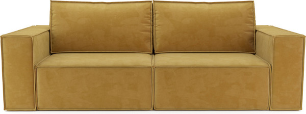 Изображение товара Диван Mebel-Ars Еврокнижка Эмби (Cabrio 27 желтый)