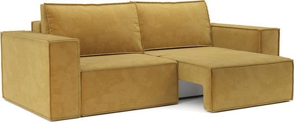 Изображение товара Диван Mebel-Ars Еврокнижка Эмби (Cabrio 27 желтый)