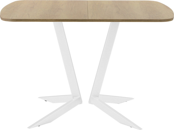 Изображение товара Обеденный стол AMC Elite Е19(1100) D2 (белый/дуб небраска натур)