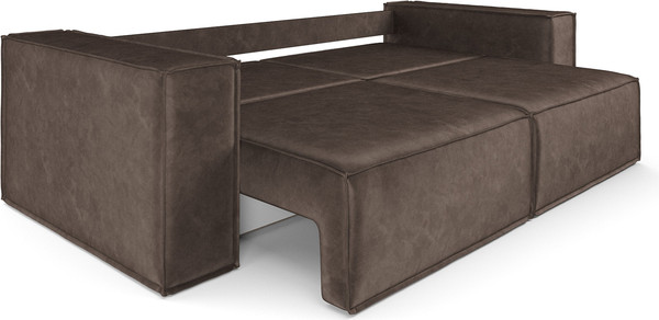 Изображение товара Диван Mebel-Ars Еврокнижка Эмби (бархат шоколадный Star Velvet 60 Coffee)