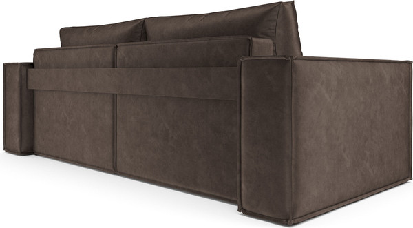 Изображение товара Диван Mebel-Ars Еврокнижка Эмби (бархат шоколадный Star Velvet 60 Coffee)