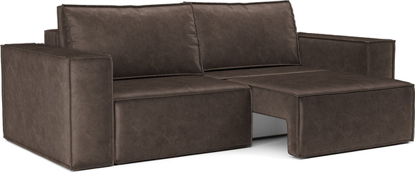 Изображение товара Диван Mebel-Ars Еврокнижка Эмби (бархат шоколадный Star Velvet 60 Coffee)