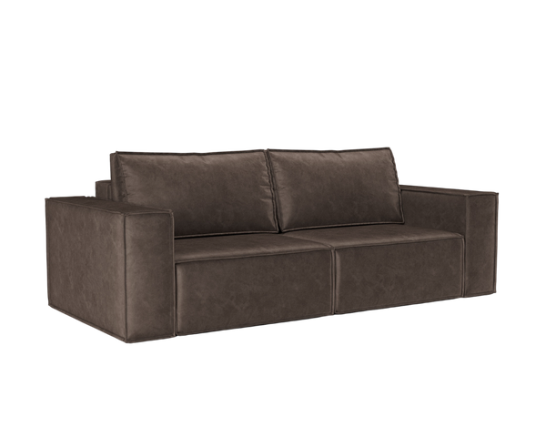 Изображение товара Диван Mebel-Ars Еврокнижка Эмби (бархат шоколадный Star Velvet 60 Coffee)