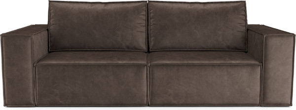 Изображение товара Диван Mebel-Ars Еврокнижка Эмби (бархат шоколадный Star Velvet 60 Coffee)