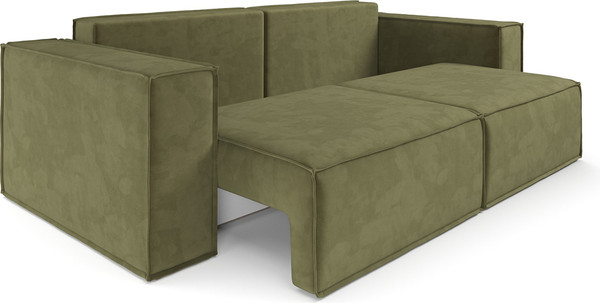 Изображение товара Диван Mebel-Ars Еврокнижка Эмби (Cabrio 29 зеленый)