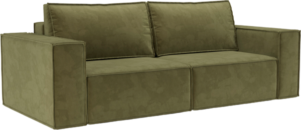Изображение товара Диван Mebel-Ars Еврокнижка Эмби (Cabrio 29 зеленый)