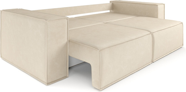 Изображение товара Диван Mebel-Ars Еврокнижка Эмби (бархат бежевый Star Velvet 6 Light Beige)