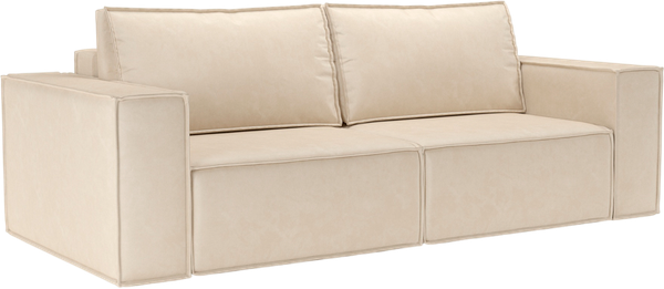 Изображение товара Диван Mebel-Ars Еврокнижка Эмби (бархат бежевый Star Velvet 6 Light Beige)