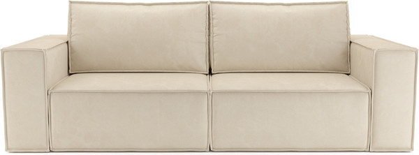 Изображение товара Диван Mebel-Ars Еврокнижка Эмби (бархат бежевый Star Velvet 6 Light Beige)