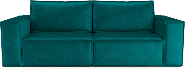 Изображение товара Диван Mebel-Ars Еврокнижка Эмби (бархат сине-зеленый Star Velvet 43 Black Green)