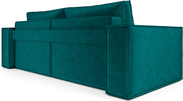 Изображение товара Диван Mebel-Ars Еврокнижка Эмби (бархат сине-зеленый Star Velvet 43 Black Green)