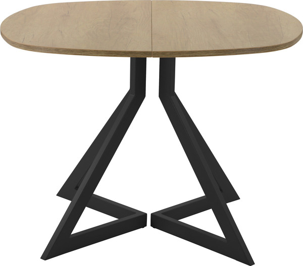 Изображение товара Обеденный стол AMC Elite Е20(900) D7 (черный/дуб небраска натур)