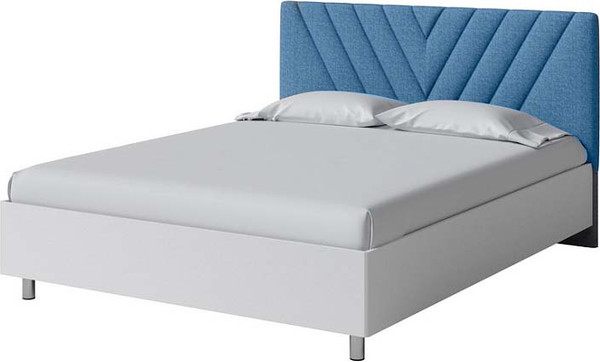 Изображение товара Полуторная кровать Proson Ora 140x200 (белый/Manhattan 12 тихий океан)