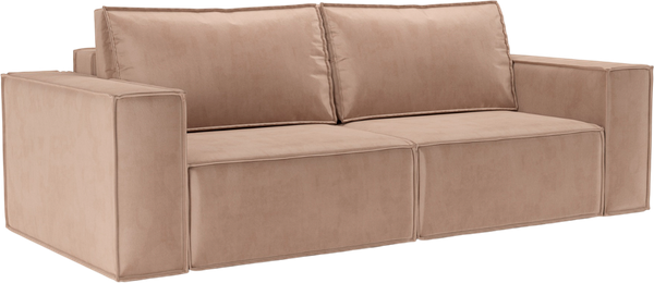 Изображение товара Диван Mebel-Ars Еврокнижка Эмби (бежевый кордрой)