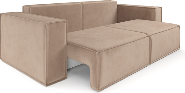 Изображение товара Диван Mebel-Ars Еврокнижка Эмби (бежевый кордрой)